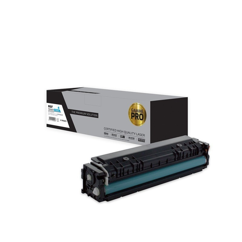 HP 203XC / CF541X - Toner 'Gamme PRO' compatible avec CF541X, 203X - Cyan