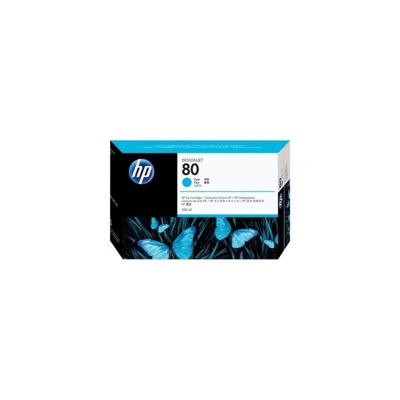 hp 80XL C Cartouche originale C4846A - Cyan