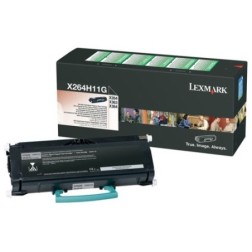 Toner authentique Lexmark 0X264H11G - noir
