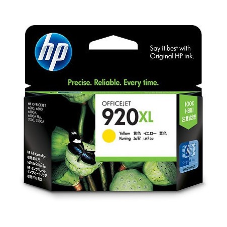 hp 920 XL Y Cartouche originale CD974EE - Jaune