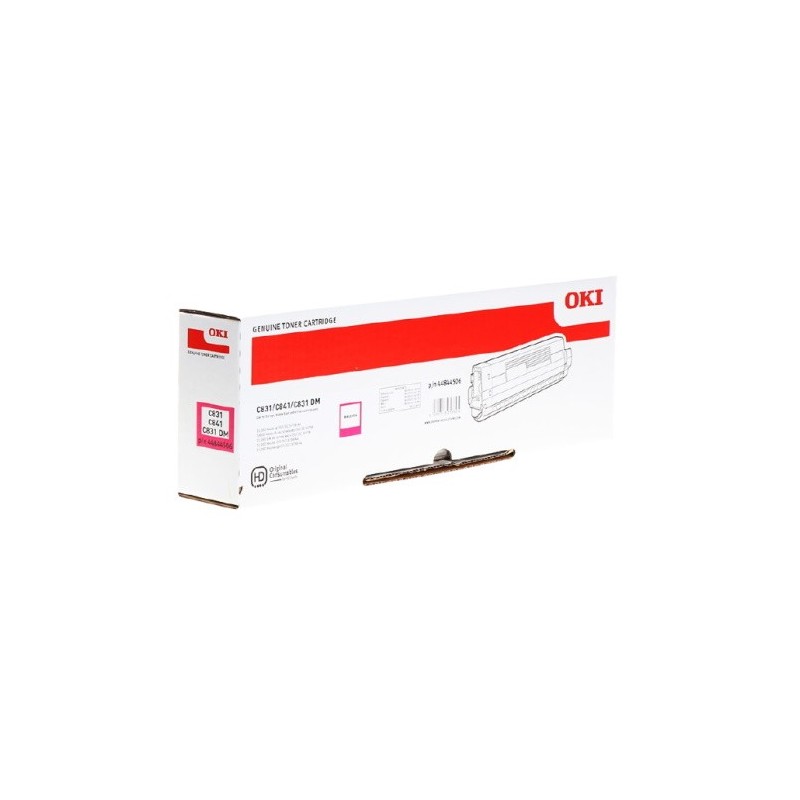 Toner originale Oki 44844506 - Magenta