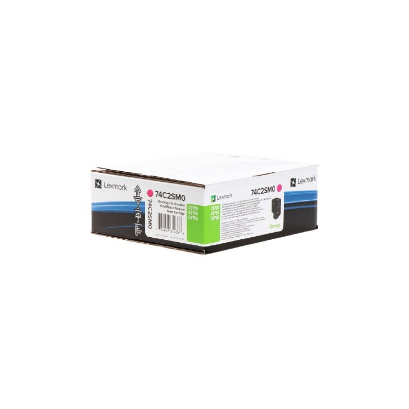 Toner originale Lexmark 74C2SM0 - Magenta