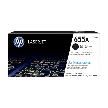 Hp 655A - Toner originale CF450A, 655A - Black