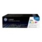 Hp 125A - Pack x 3 Toner originale CF373AM, 125A - Cyan Magenta Yellow