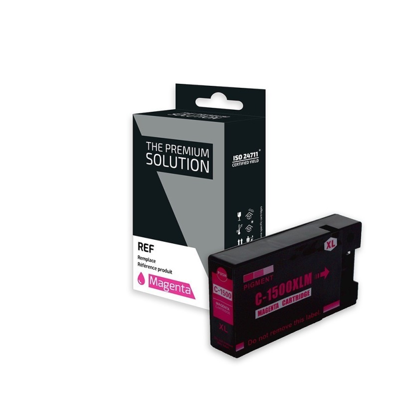 Canon 1500XLM Cartouche compatible avec PG-1500, 9194B001 - Magenta