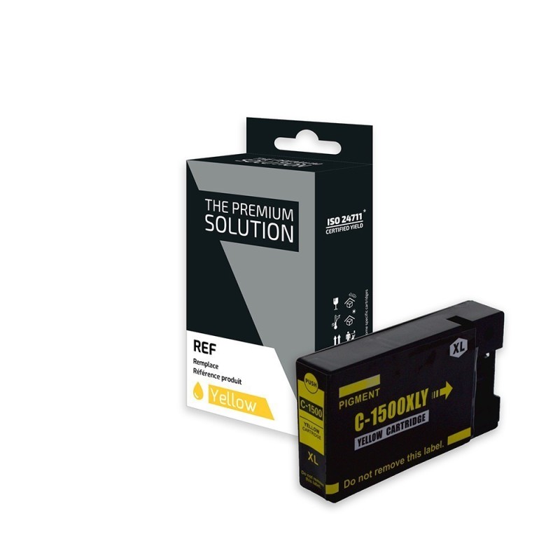 Canon 1500XLY Cartouche compatible avec PG-1500, 9195B001 - Jaune