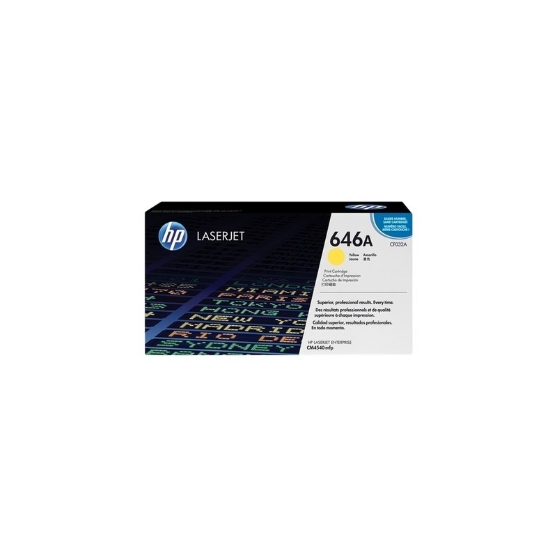 Hp 646A - Toner originale CF032A, 646A - Yellow