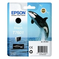Epson E7601 Cartouche authentique C13T76014010 / T7601 - Photo Noir
