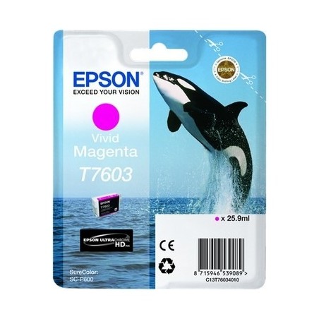 Epson 7603 Cartouche originale C13T76034010 / T7603 - Magenta