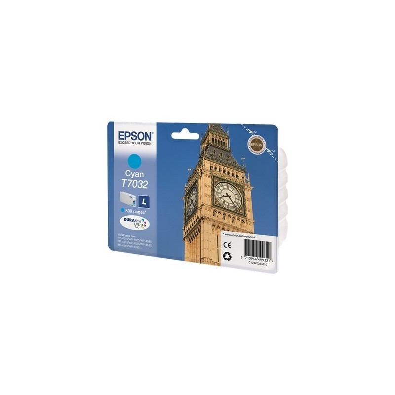 Epson T7032 Cartouche originale T703240 - Cyan