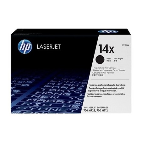 Toner originale Hp CF214X, 14X - noir