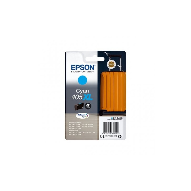 Epson 405 XLC Cartouche originale C13T05H24010 - Cyan