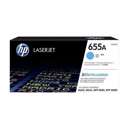 Hp 655A - Toner authentique CF451A