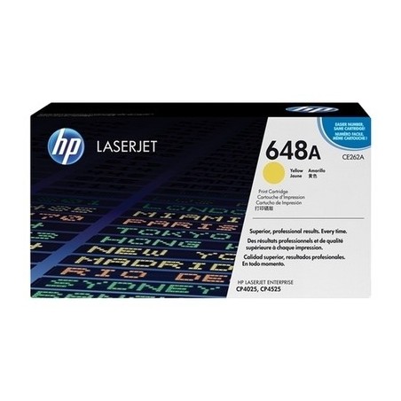 Toner originale Hp CE262A, 648A - Jaune