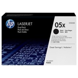 Pack x 2 Toner authentique Hp CE505XD