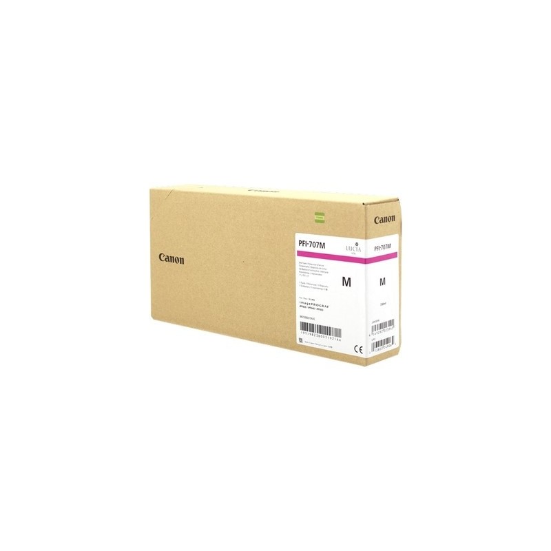 Canon PFI707M Cartouche originale 9823B001, PFI707M - Magenta