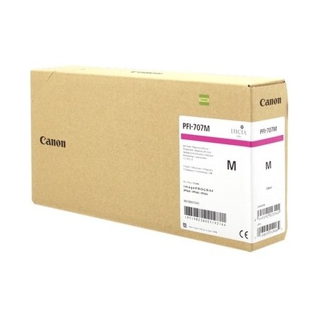Canon PFI707M Cartouche originale 9823B001, PFI707M - Magenta