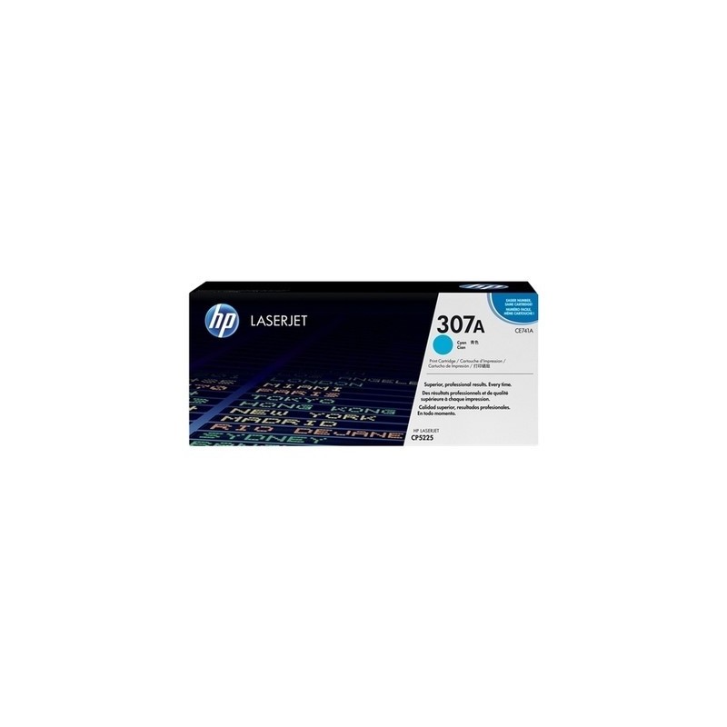 Toner originale Hp CE741A, 307A - Cyan