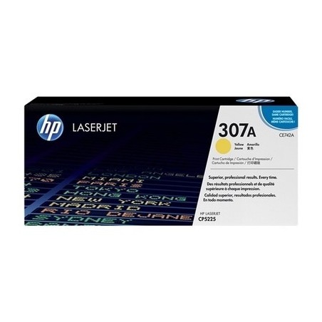 Toner originale Hp CE742A, 307A - Jaune