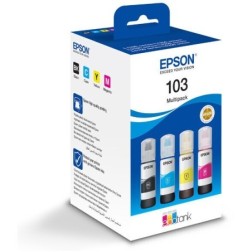 Epson 103 - Pack x 4 jet d'encre authentique C13T00S64A - Black Cyan Magenta Yellow