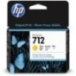 hp 712 Y Cartouche originale 3ED69A - Jaune