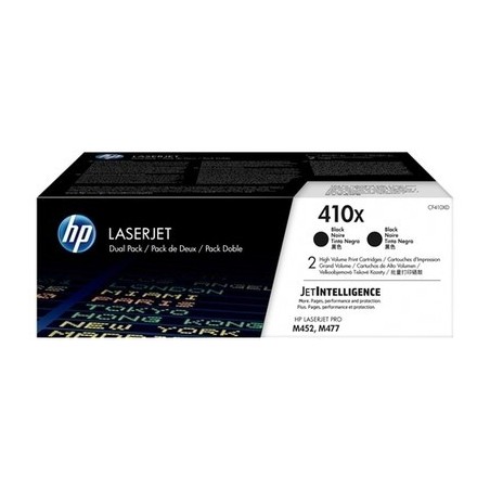 Pack x 2 Toner authentique Hp CF410XD - noir