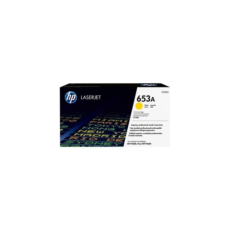 Hp 653A - Toner originale CF322A, 653A - Yellow