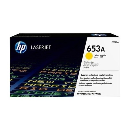 Hp 653A - Toner originale CF322A, 653A - Yellow