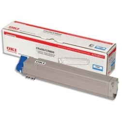 OKI OT9600C - Toner authentique Oki 42918915 - Cyan