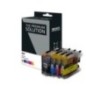 Brother 22UB / CL Pack x 4 compatible avec LC22U - Noir Cyan Magenta Jaune