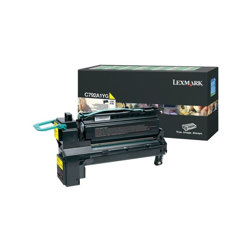 Toner originale Lexmark C792A1YG - Jaune