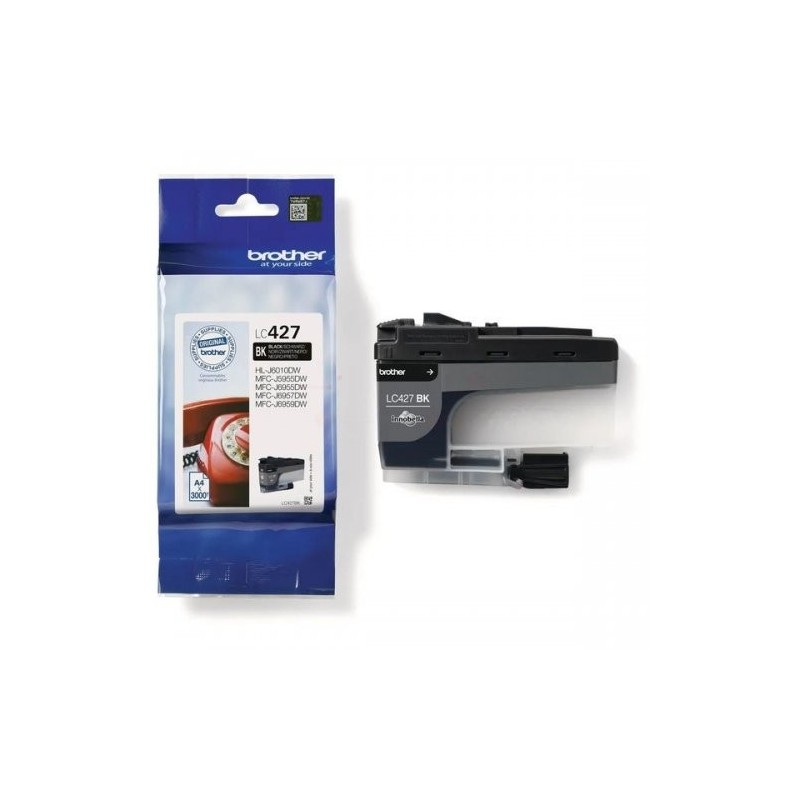 Brother 427 - cartouche jet d'encre originale LC427BK - Black