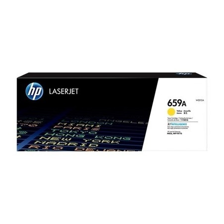 Hp 659A - Toner authentique W2012A - Yellow