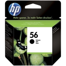 hp H56 Cartouche authentique C6656AE - Noir