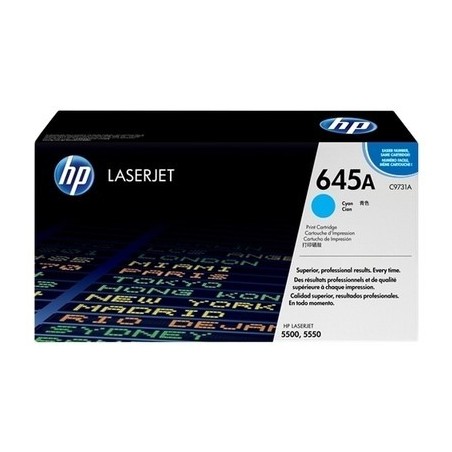 Hp 645A - Toner originale C9731A - Cyan