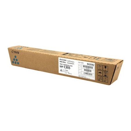 Toner originale Ricoh 842082, TYPEMPC305E - Cyan