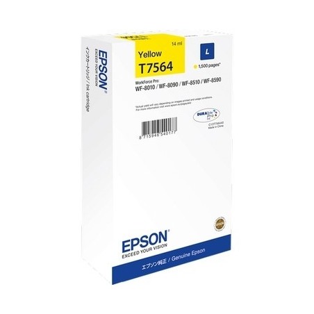 Epson 7564 Cartouche originale C13T756440 - Jaune
