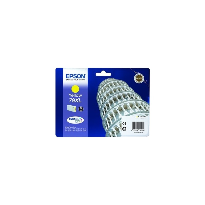 Cartouche originale Epson C13T79044010 - Jaune