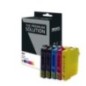 Epson 128 Pack x 5 compatible avec C13T12854011 - Noir Cyan Magenta Jaune