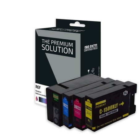 Canon C1500XL Pack x 4 compatible avec 9182B001