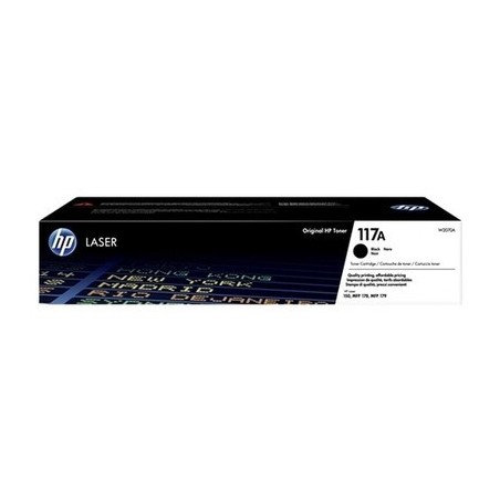 Toner originale Hp W2070A, 117A - noir