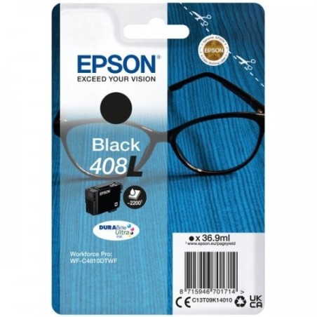 Epson 408 XLB Cartouche originale C13T09K14010 - Noir