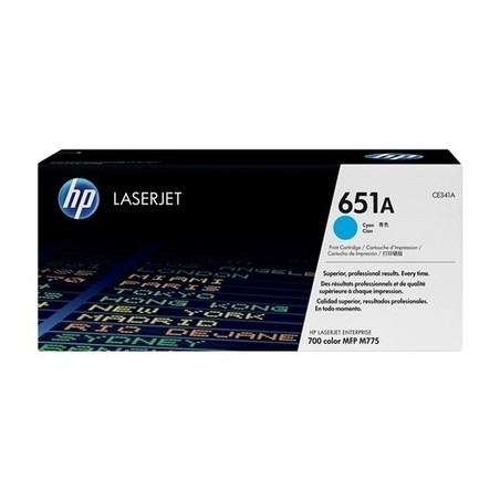 Toner originale Hp CE341A, 651A - Cyan