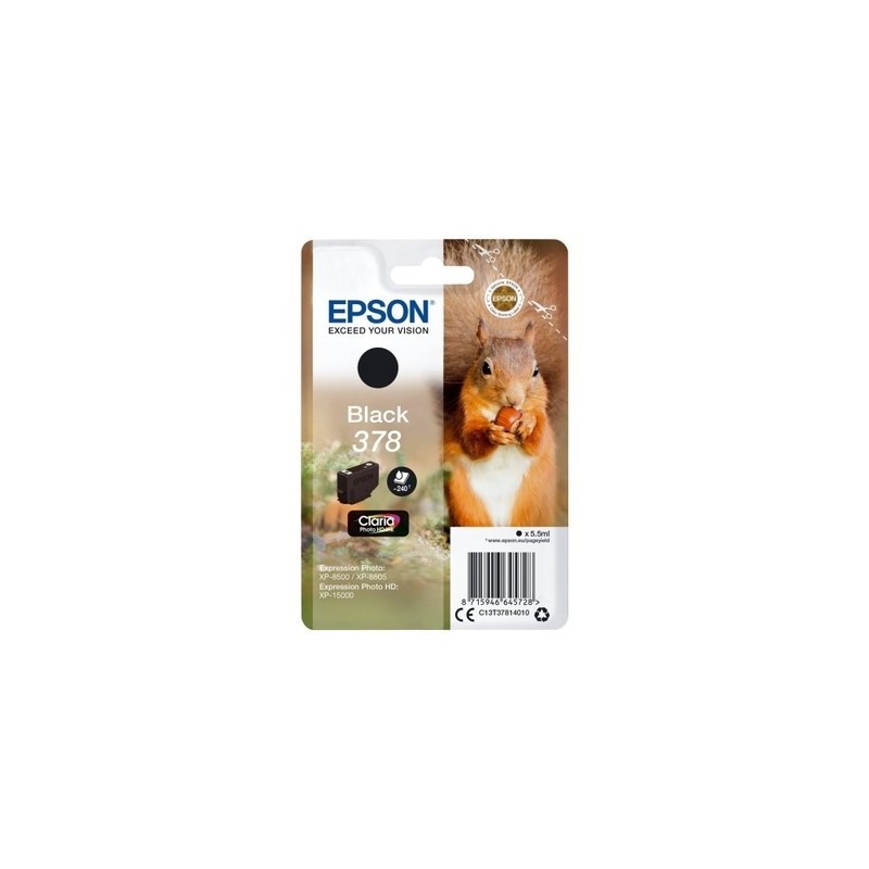 Epson T3781 Cartouche originale T37814010 - Noir