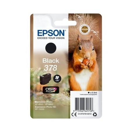 Epson T3781 Cartouche originale T37814010 - Noir