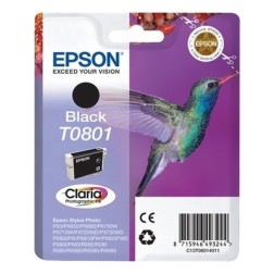 Epson E801 Cartouche authentique C13T08014011 - Noir