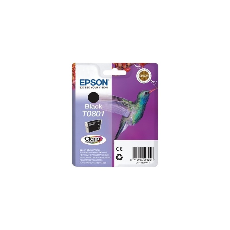 Epson 801 Cartouche originale C13T08014011 - Noir