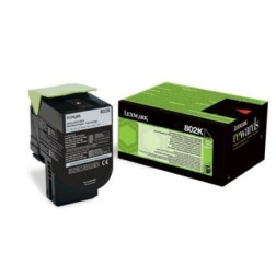 Toner authentique Lexmark 80C20K0 - noir