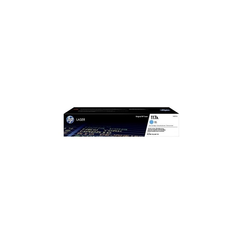 Toner originale Hp W2071A, 117A - Cyan