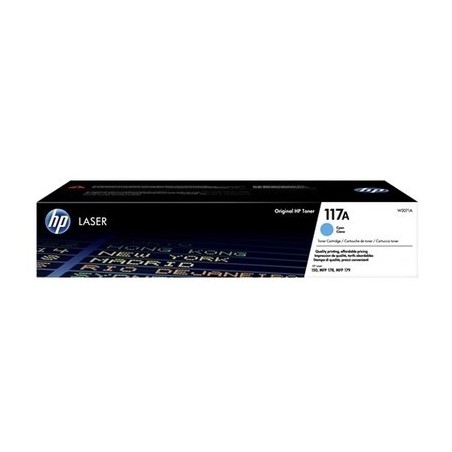 Toner originale Hp W2071A, 117A - Cyan